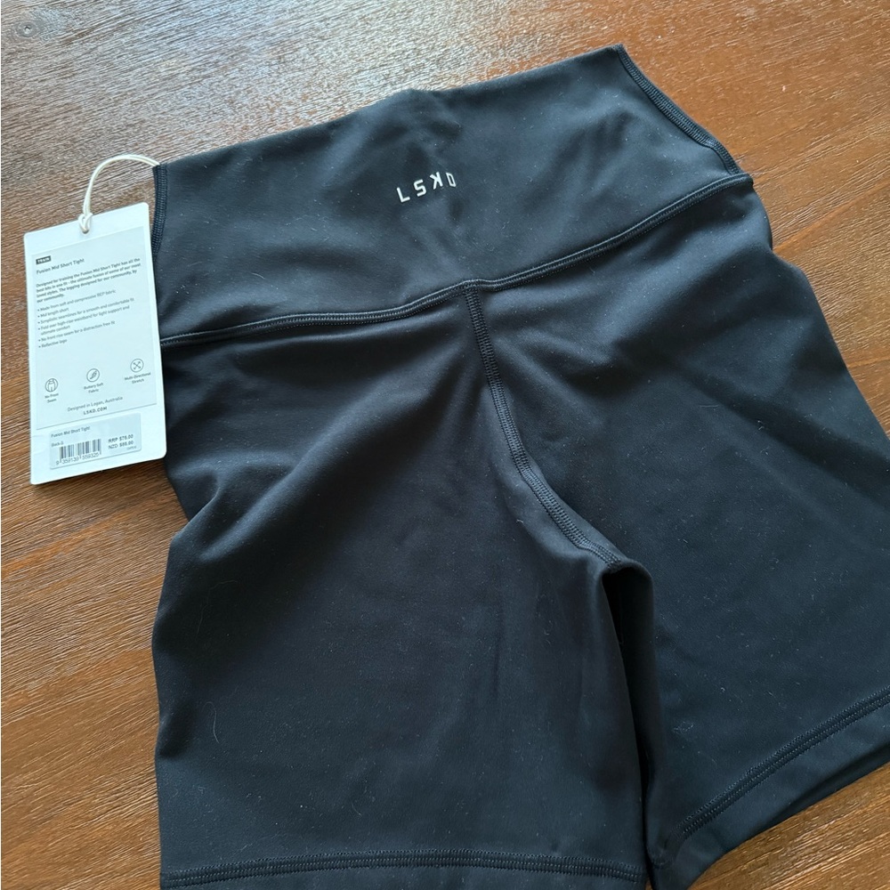 LSKD Black Athletic Shorts